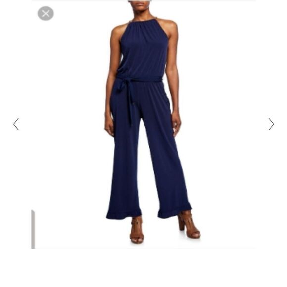 Michael Kors Chain Halter Neck Jumpsuit NWT Size S - Picture 1 of 8